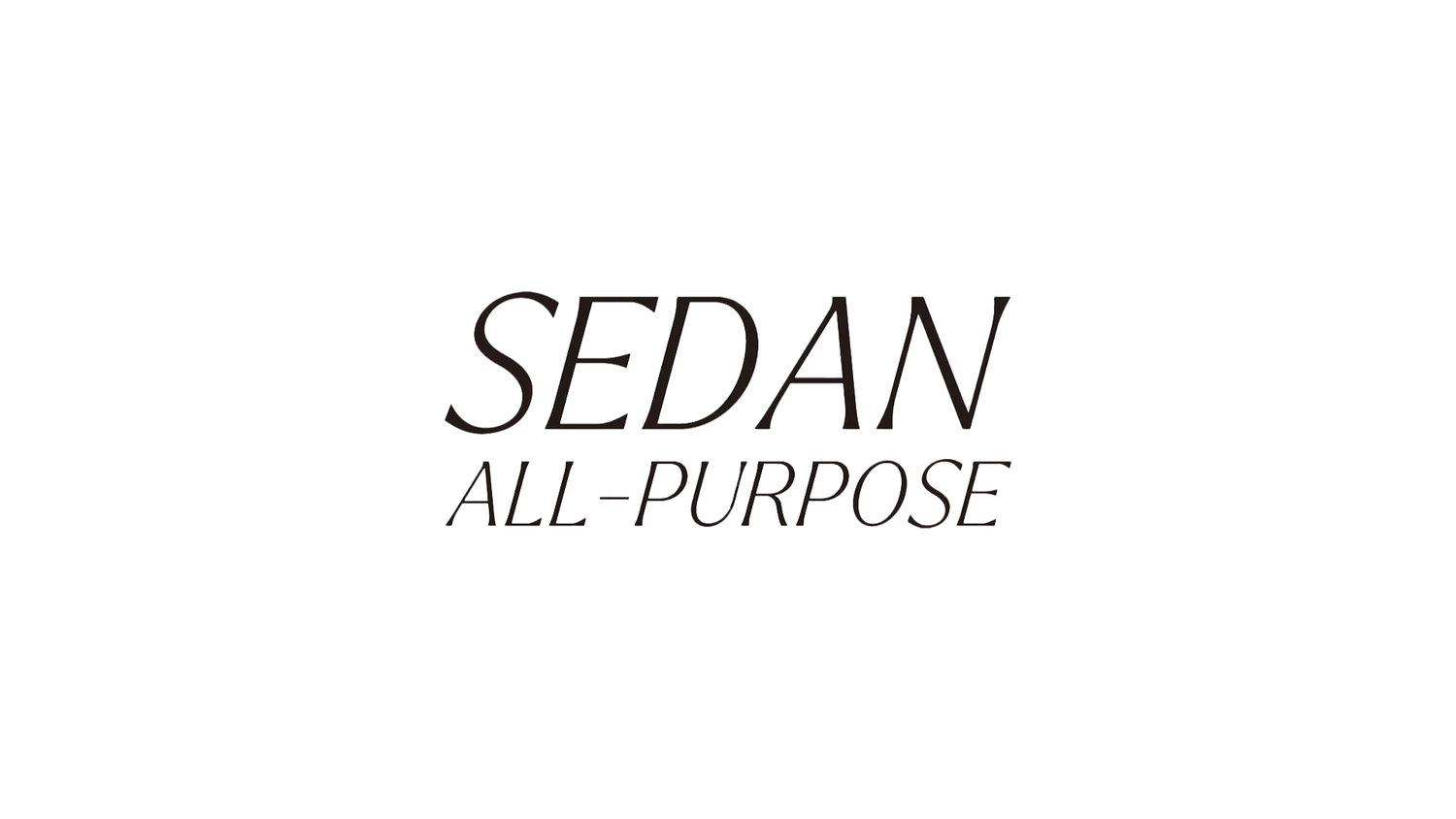SEDAN ALL PURPOSE