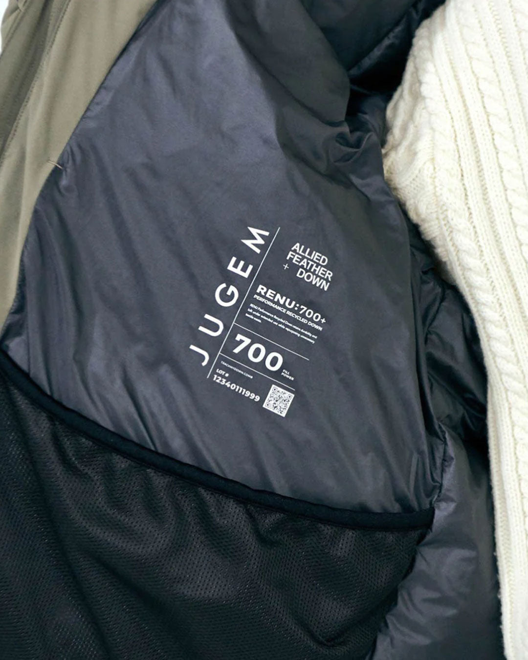 JUGEM ALLIED DOWN FRONT SWING JKT