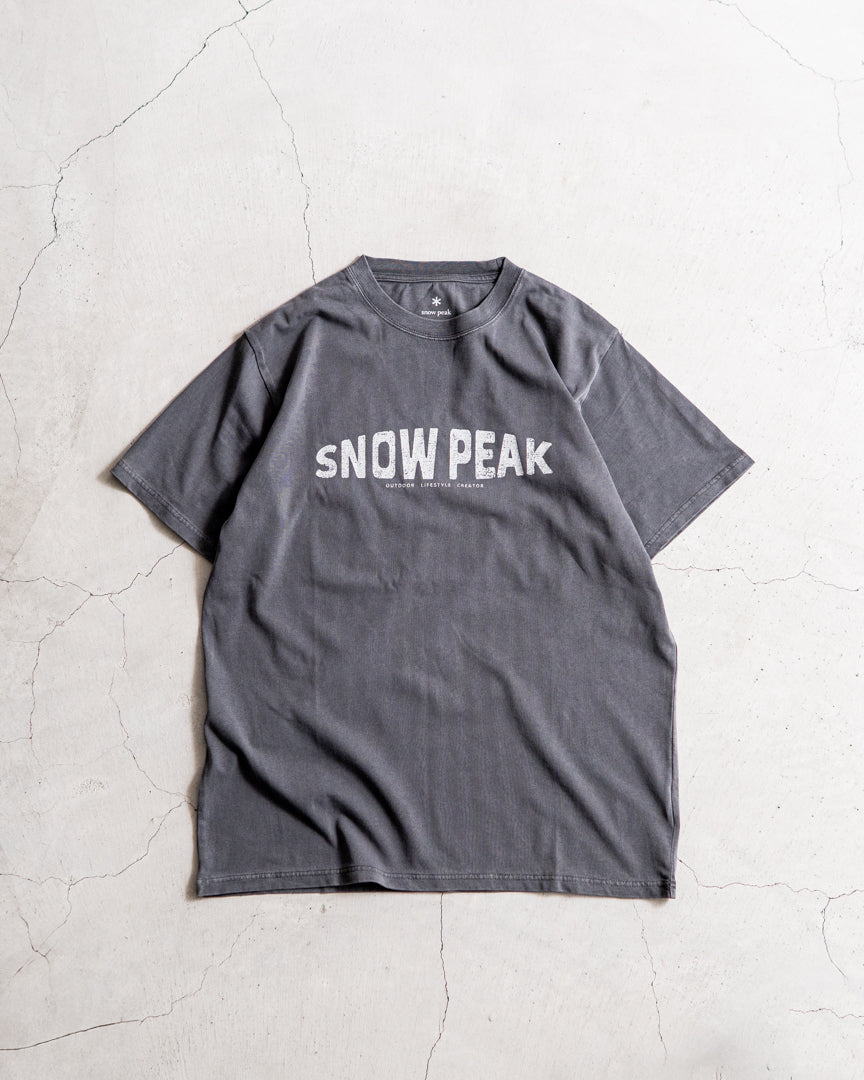 snow peak Recycled Cotton Dyed T-Shirt