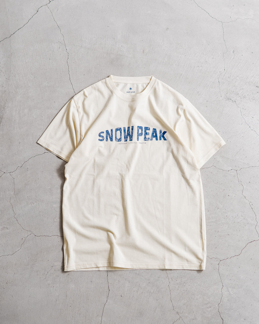 snow peak Recycled Cotton Dyed T-Shirt