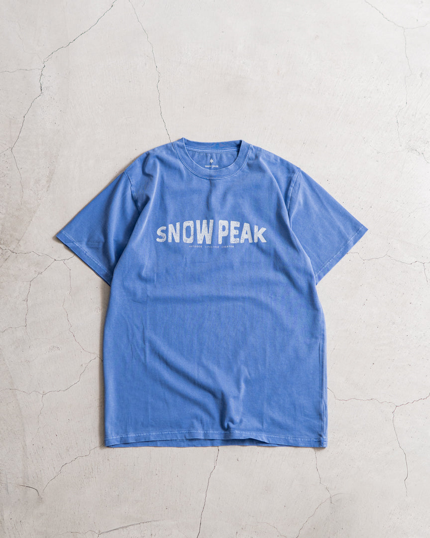 snow peak Recycled Cotton Dyed T-Shirt