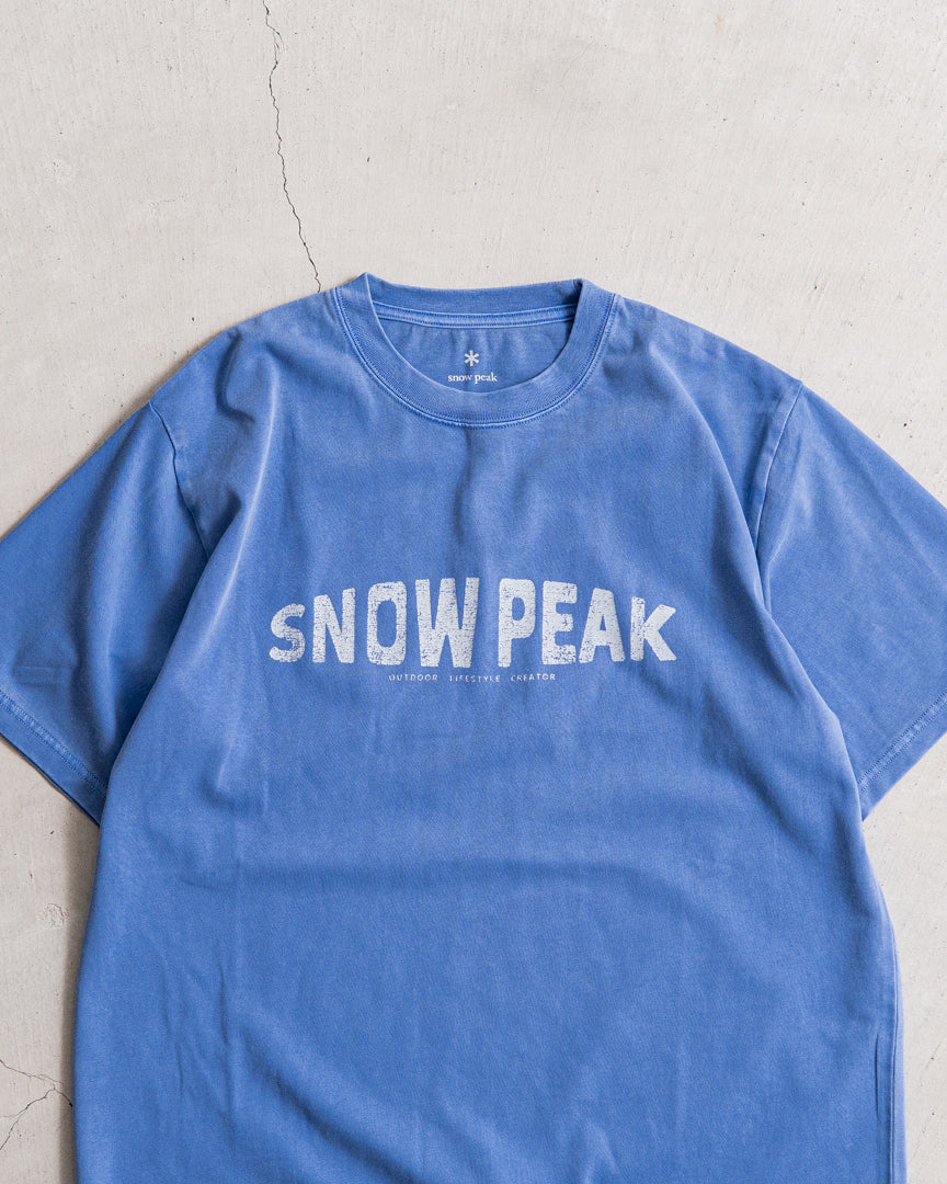 snow peak Recycled Cotton Dyed T-Shirt