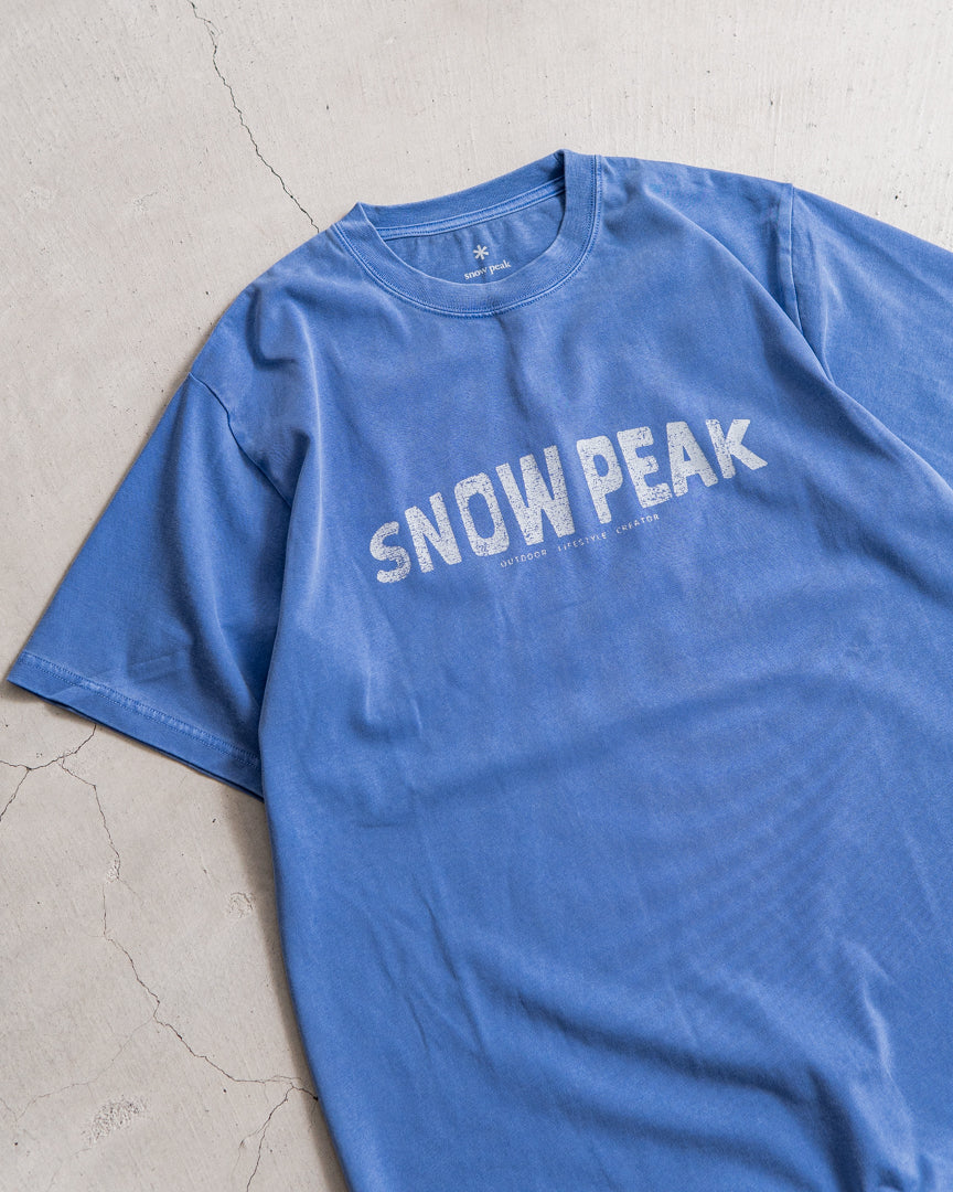 snow peak Recycled Cotton Dyed T-Shirt