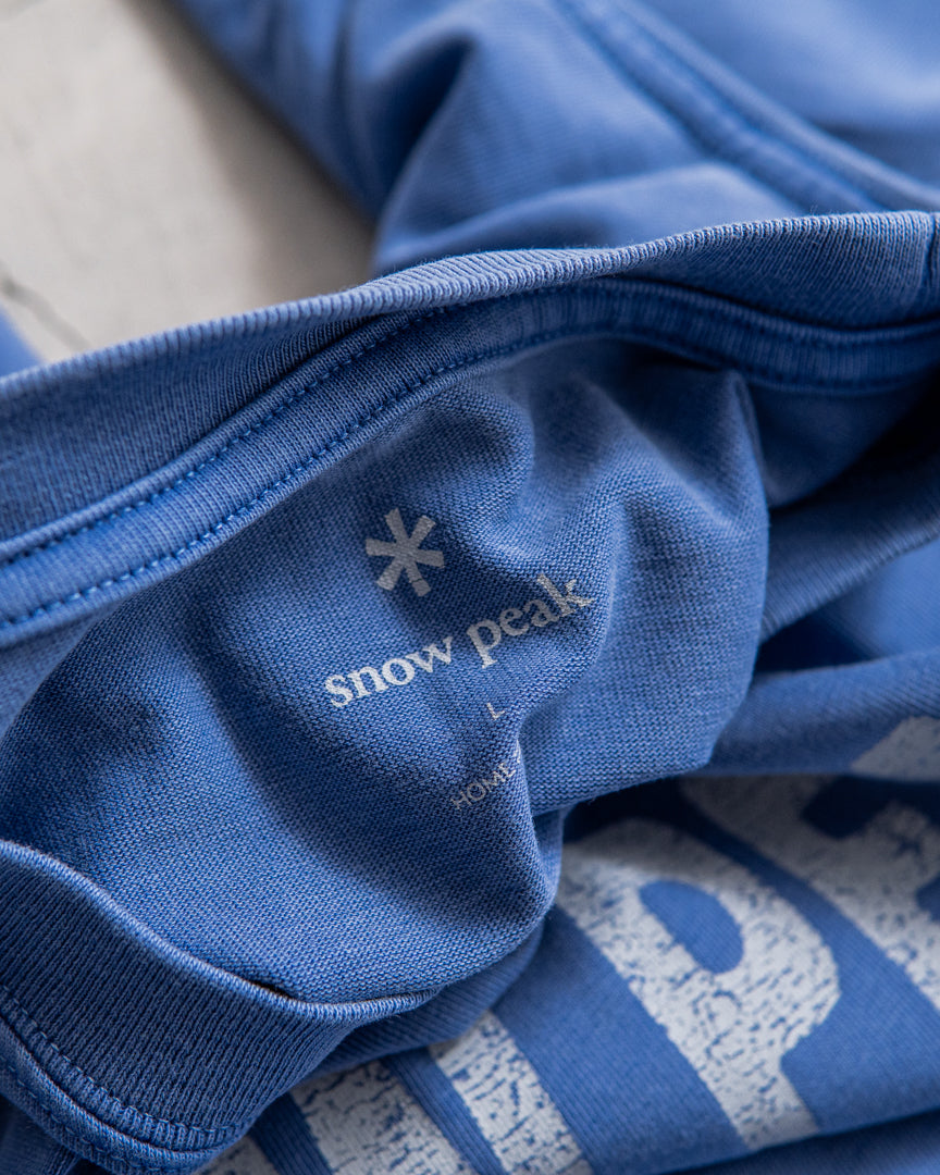 snow peak Recycled Cotton Dyed T-Shirt