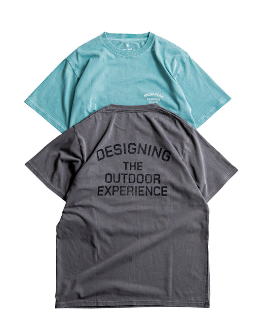 snow peak Recycled Cotton Dyed T-Shirt SPC