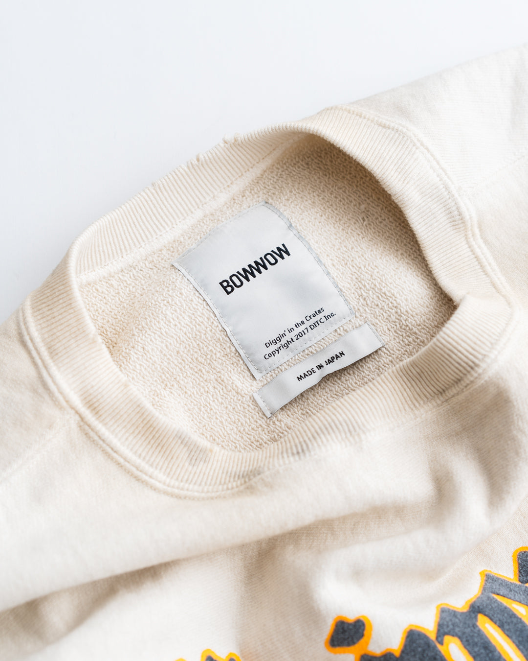 BOWWOW UNIV. MACLAREN LETTERING SWEATSHIRT AGED