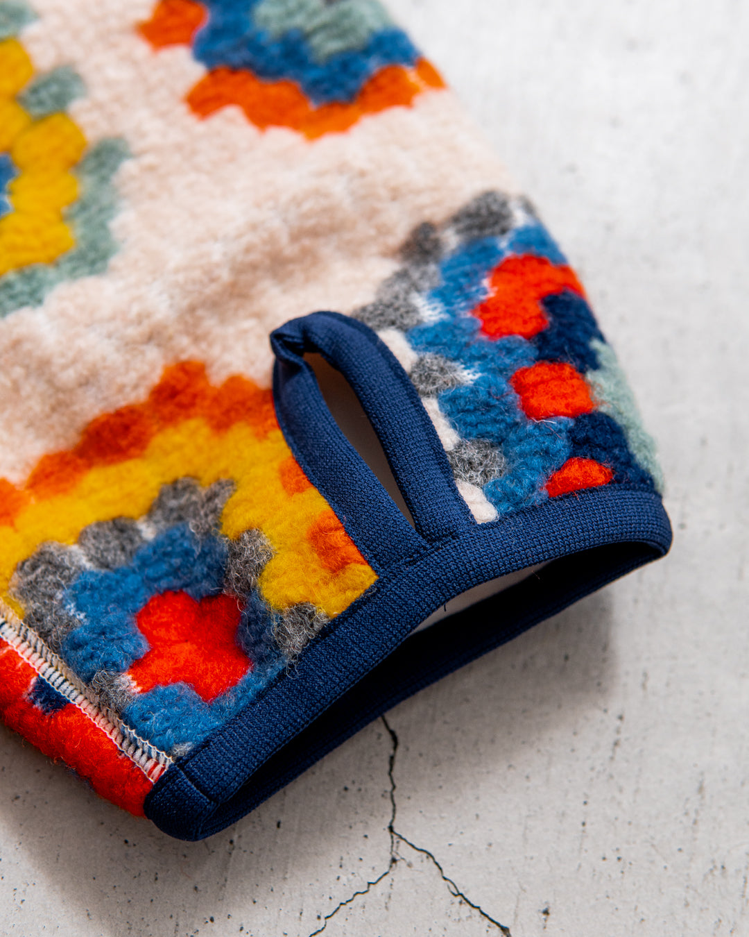 snow peak Wool Jacquard Cardigan