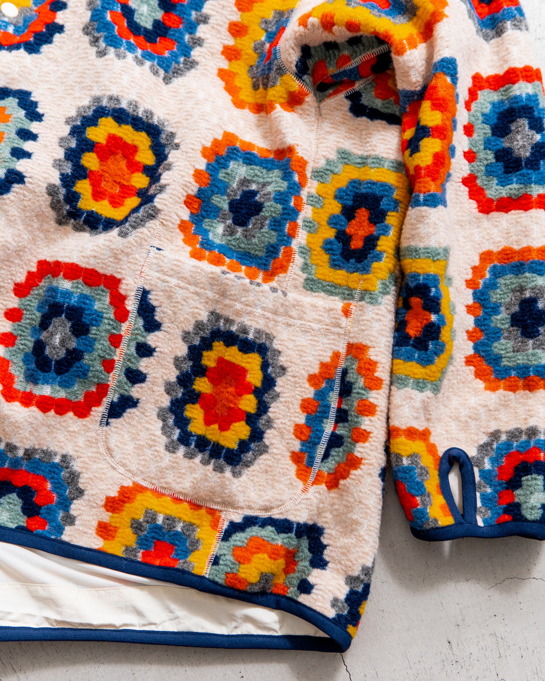snow peak Wool Jacquard Cardigan