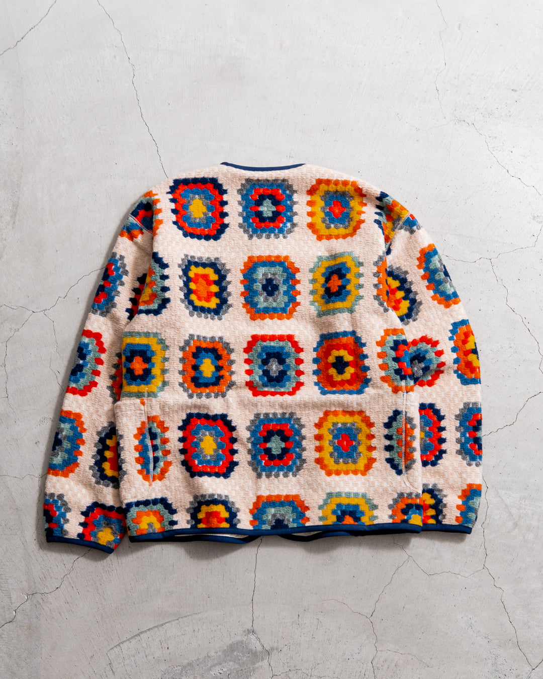 snow peak Wool Jacquard Cardigan