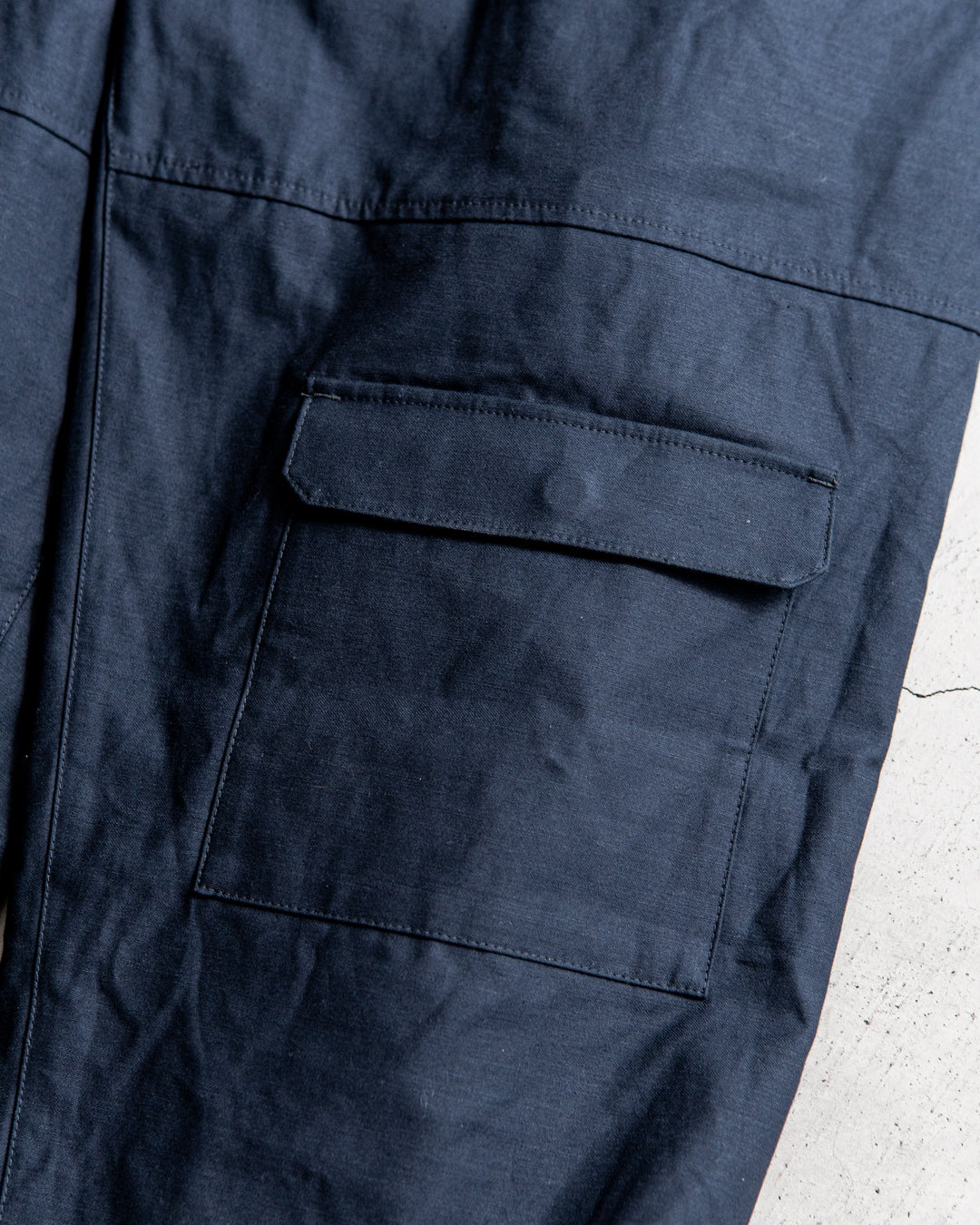 UNTRACE Leather patch baker pants _190
