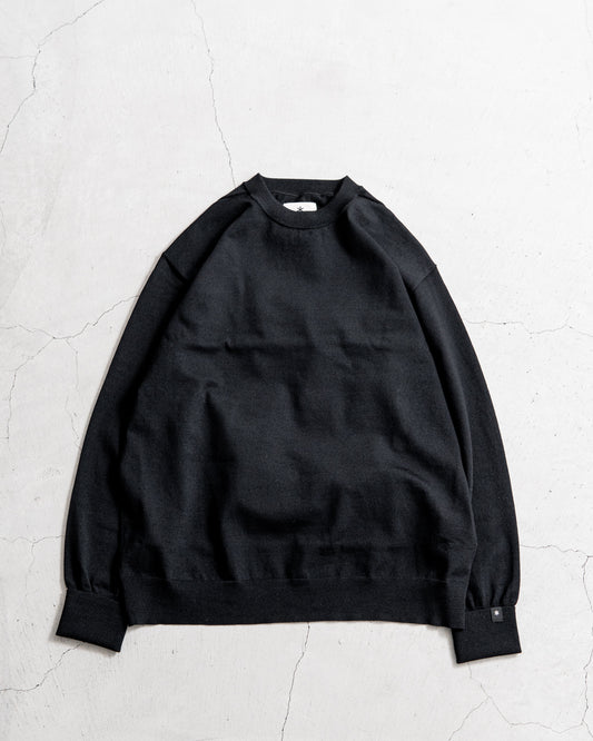 snow peak Washable Wool Crewneck Knit