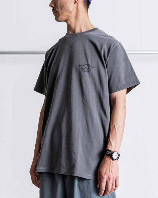 snow peak Recycled Cotton Dyed T-Shirt SPC