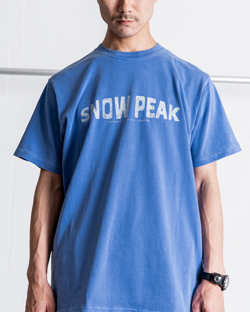 snow peak Recycled Cotton Dyed T-Shirt