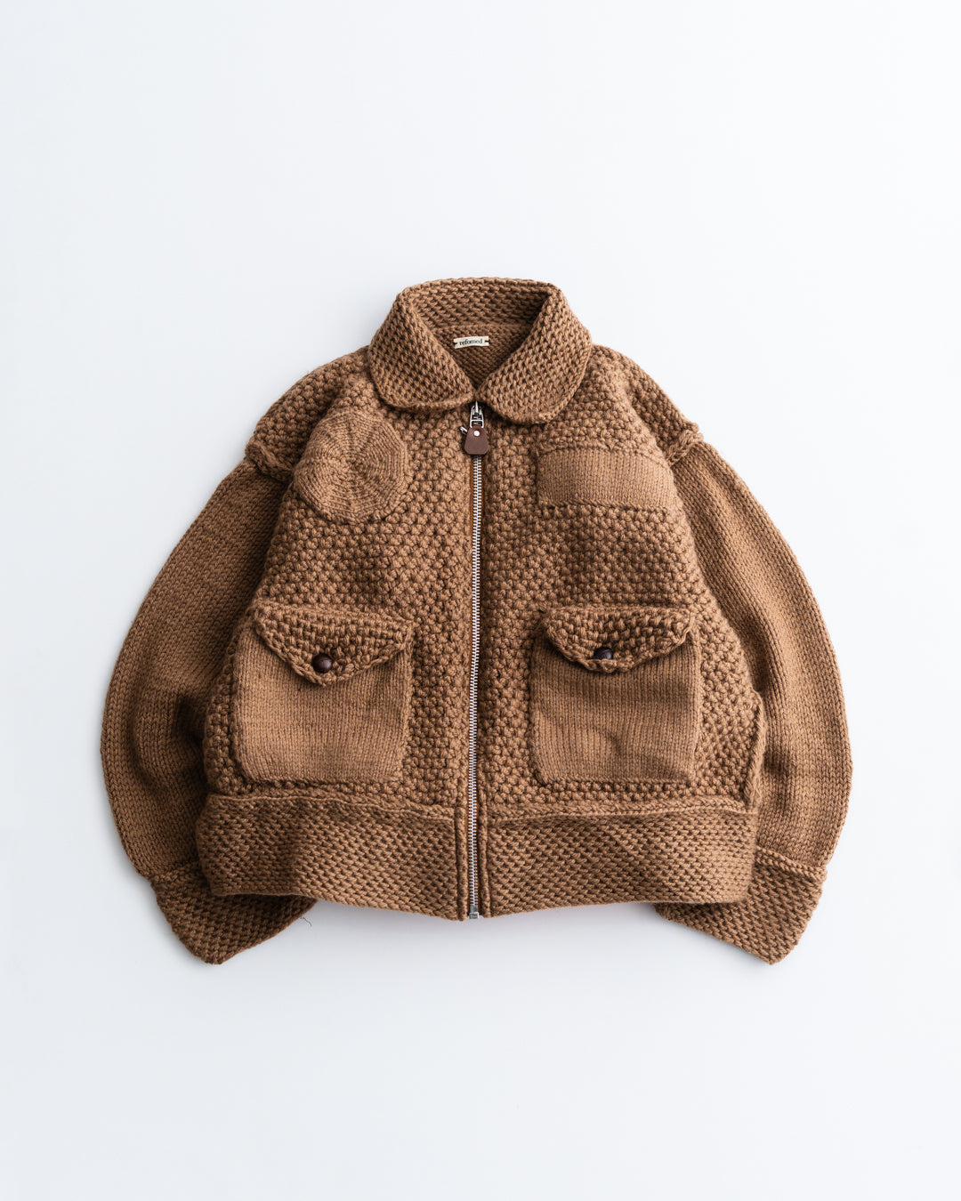 通販] refomed(リフォメッド) GRANNY KNIT JACKET 商品ページ – fazeone