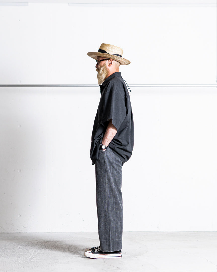 is-ness OPEN COLLAR BOX SHIRTS