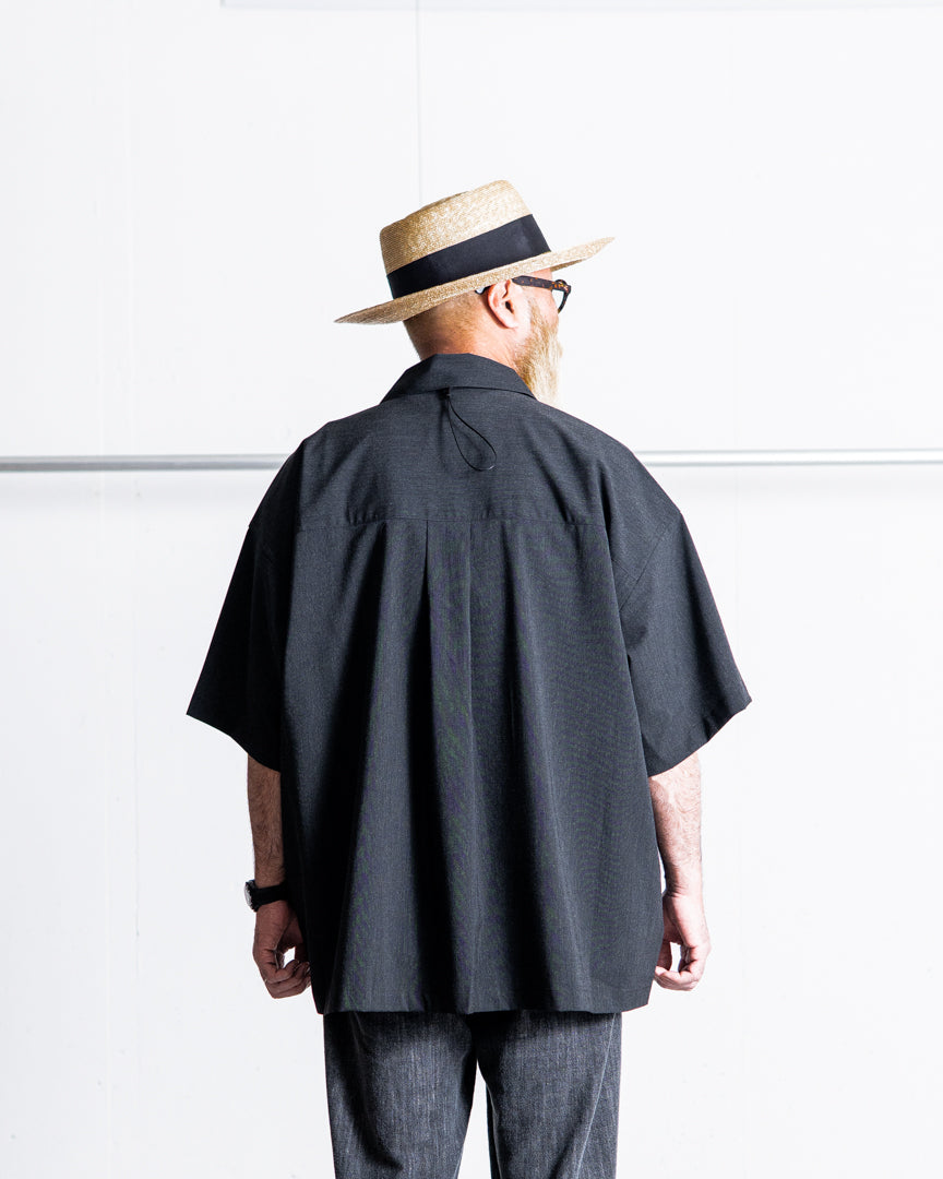 is-ness OPEN COLLAR BOX SHIRTS