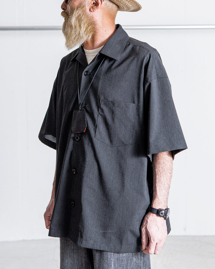 is-ness OPEN COLLAR BOX SHIRTS