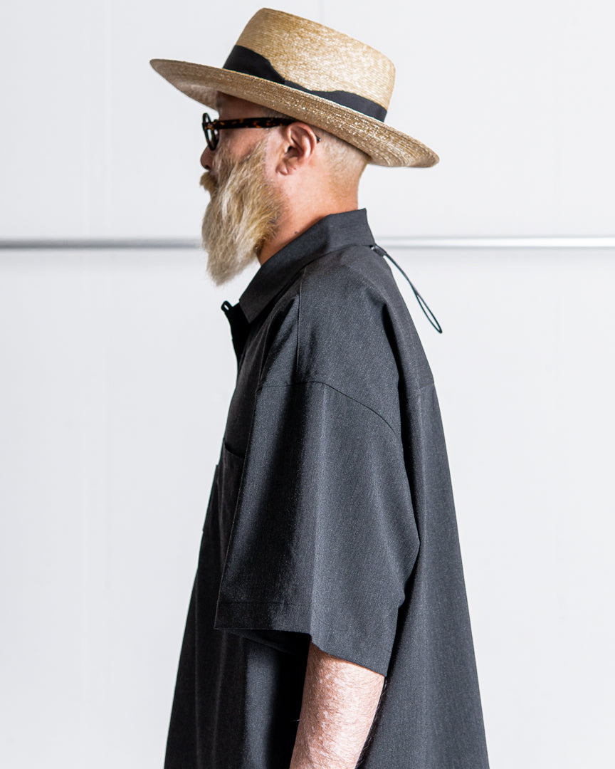 is-ness OPEN COLLAR BOX SHIRTS