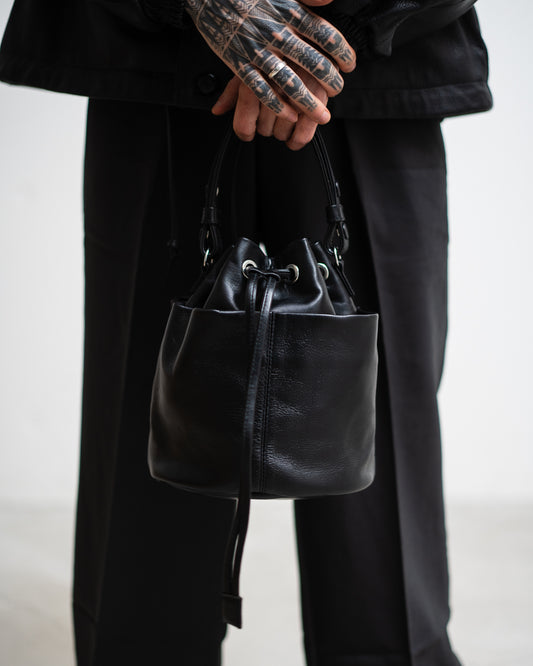 CCU DRAWSTRING BAG - COW SKIN