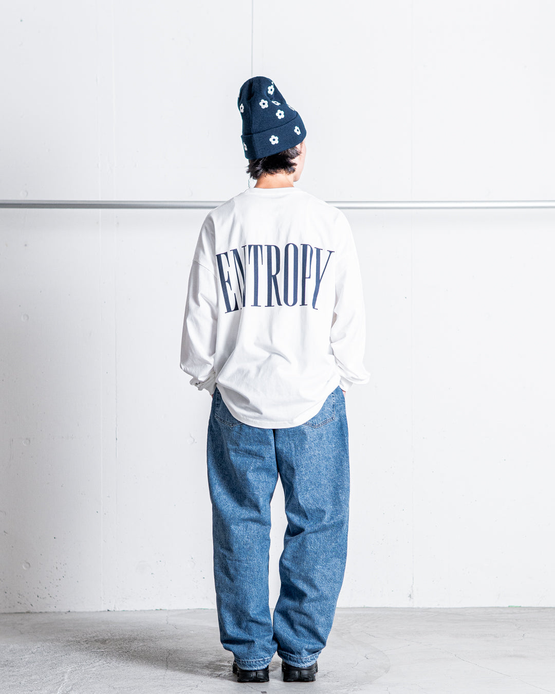 UNTRACE DENIM STRAIGHT PANTS BLEACH