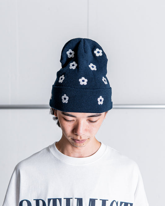 NICK GEAR Flower Embroidery beanie