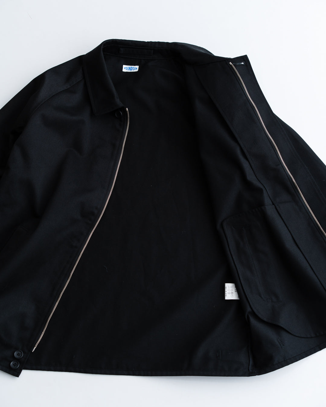 FOUNDOUR T/C TWILL ZIP UP BLOUSON
