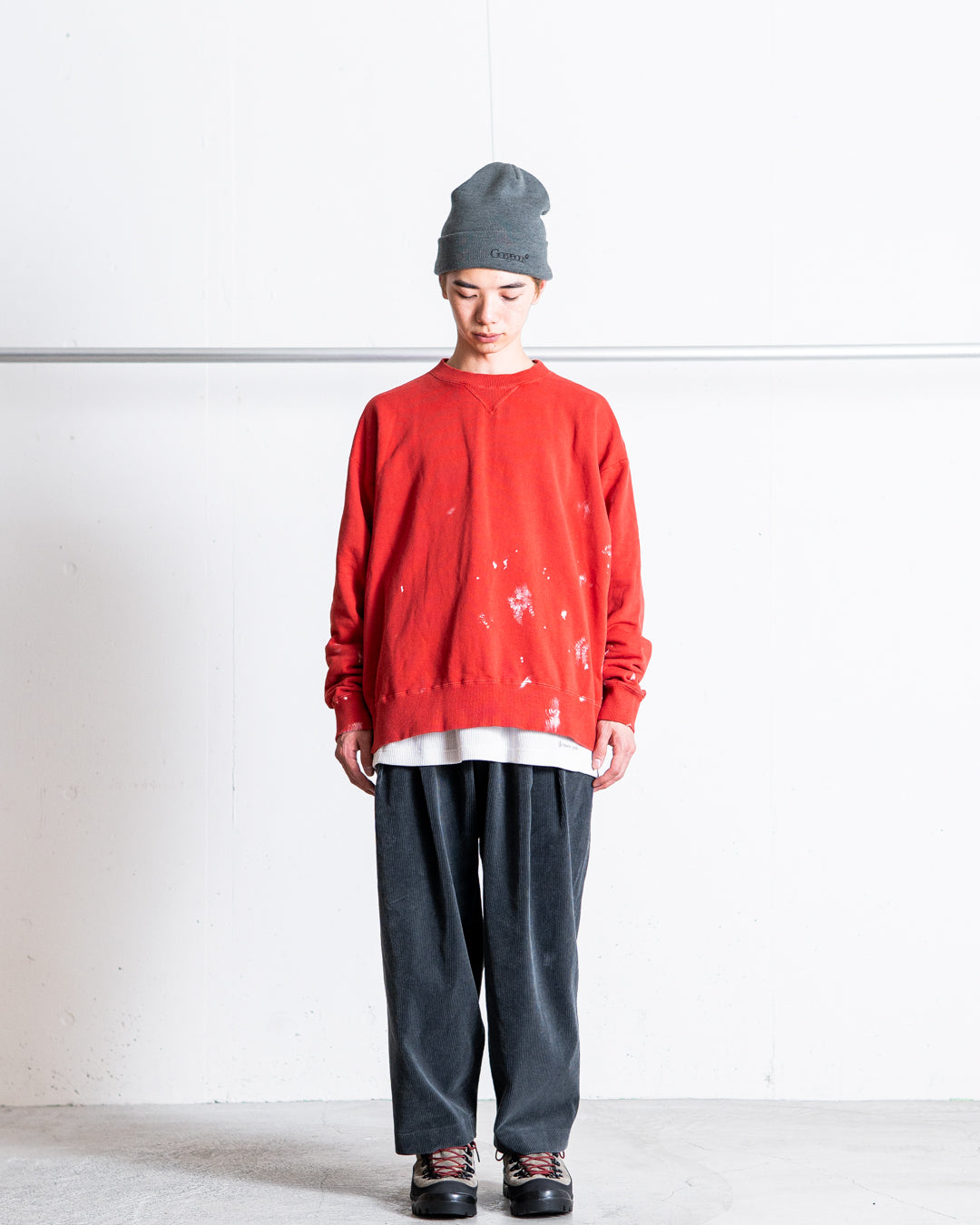 INTERIM VINTAGE FADE BOTH V-GAZETTE SWEAT SHIRT