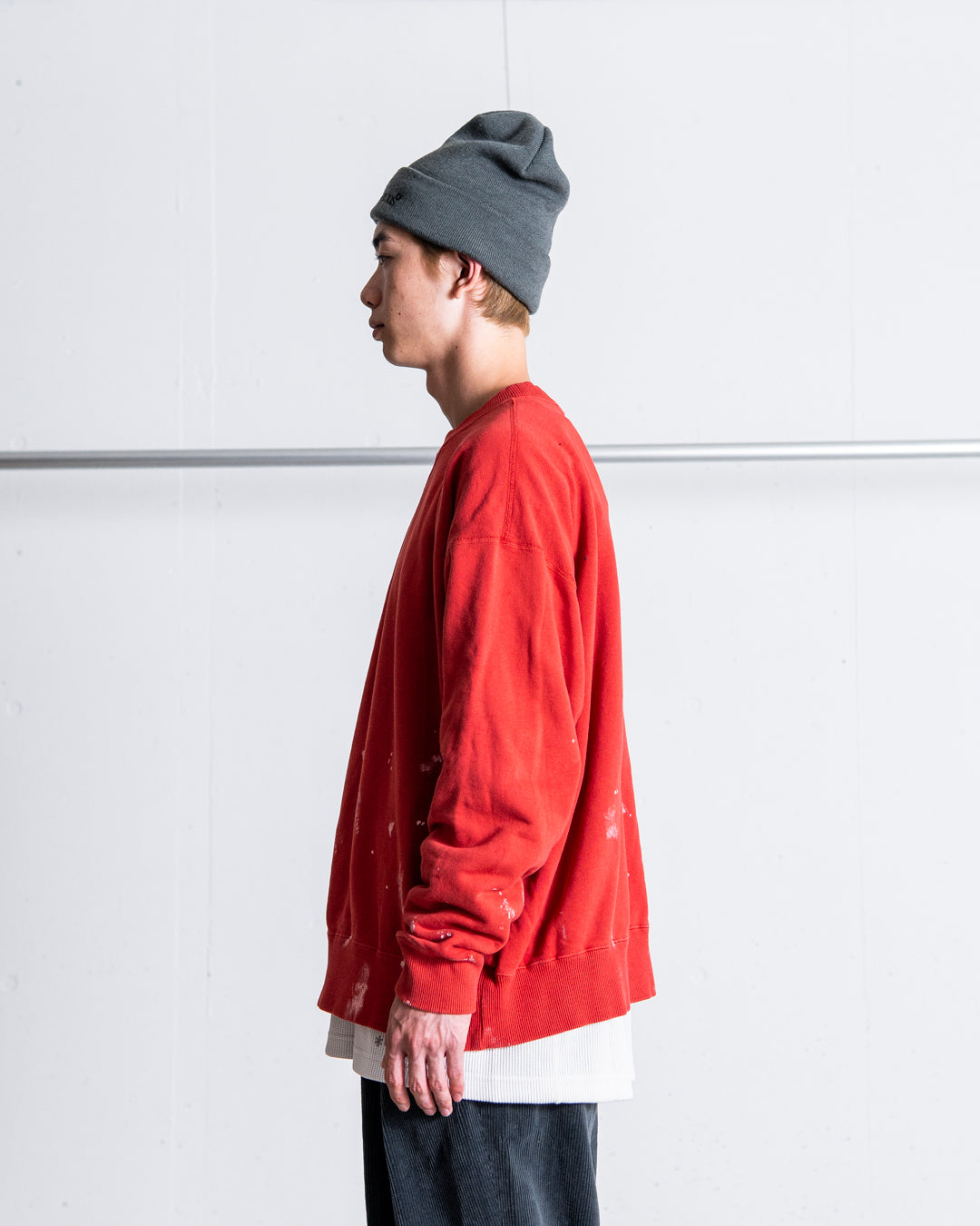 INTERIM VINTAGE FADE BOTH V-GAZETTE SWEAT SHIRT