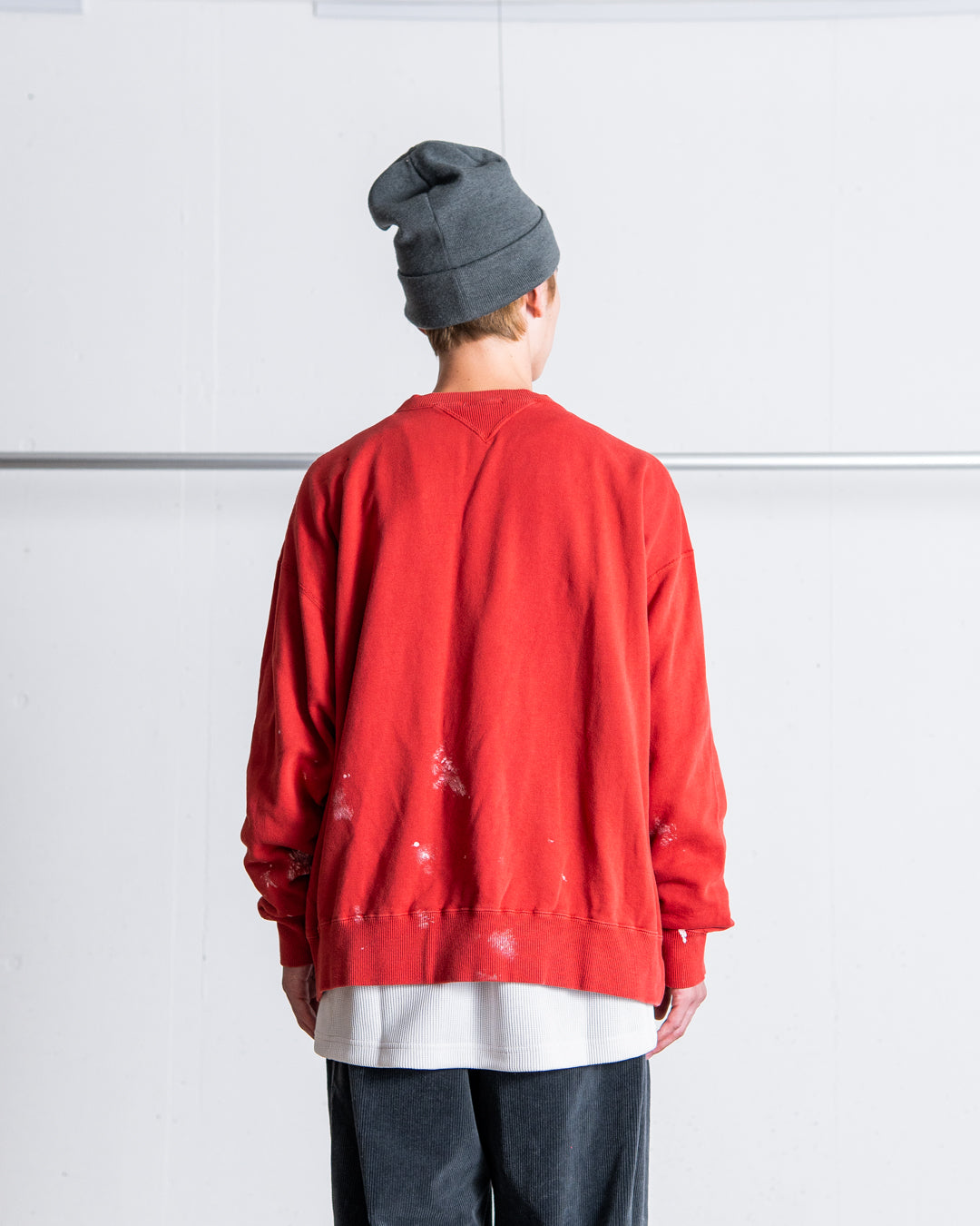 INTERIM VINTAGE FADE BOTH V-GAZETTE SWEAT SHIRT