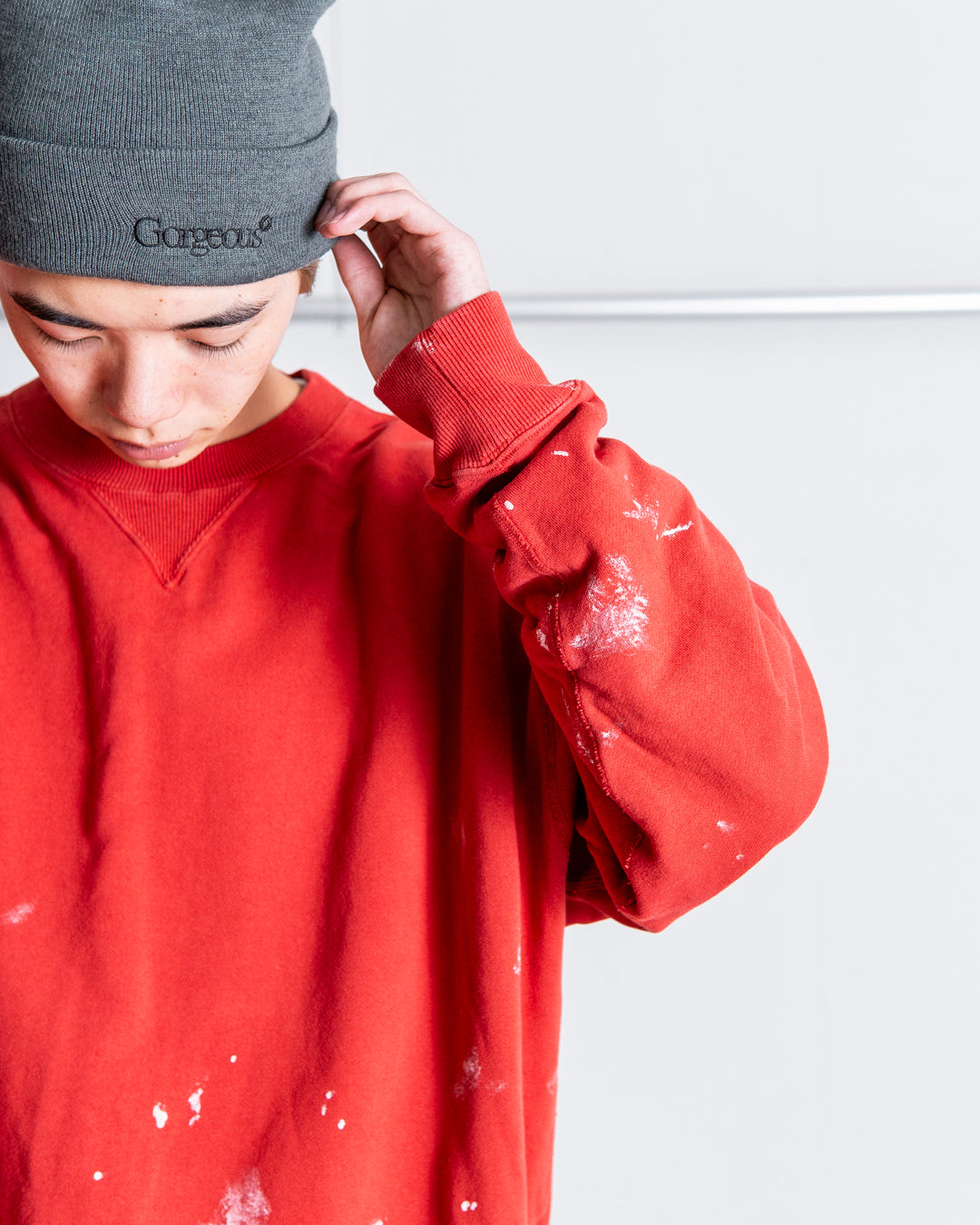 INTERIM VINTAGE FADE BOTH V-GAZETTE SWEAT SHIRT