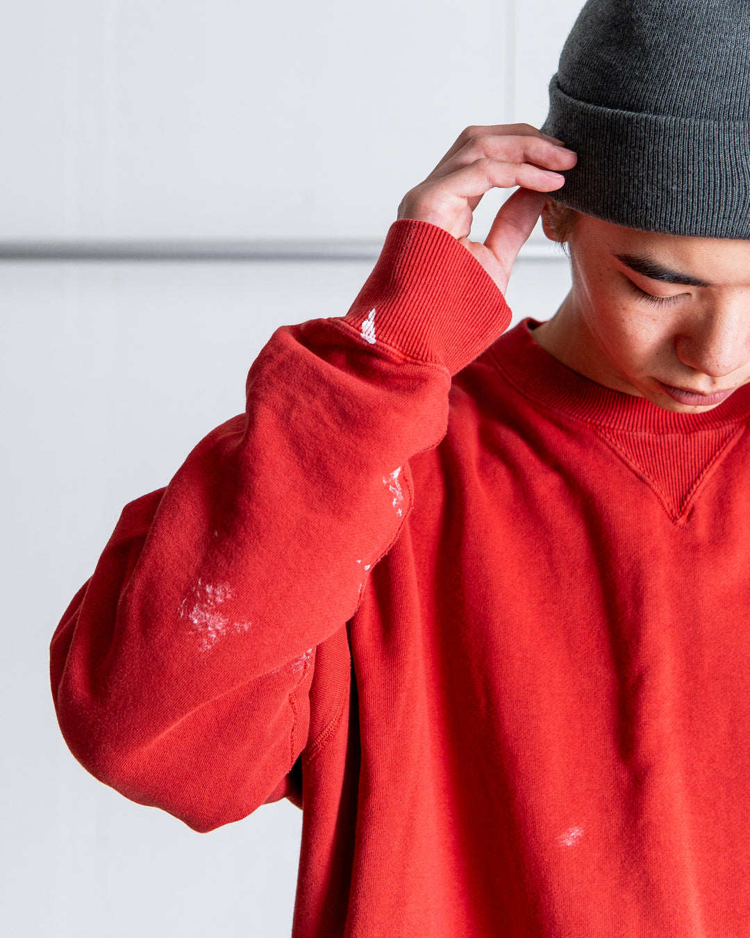 INTERIM VINTAGE FADE BOTH V-GAZETTE SWEAT SHIRT