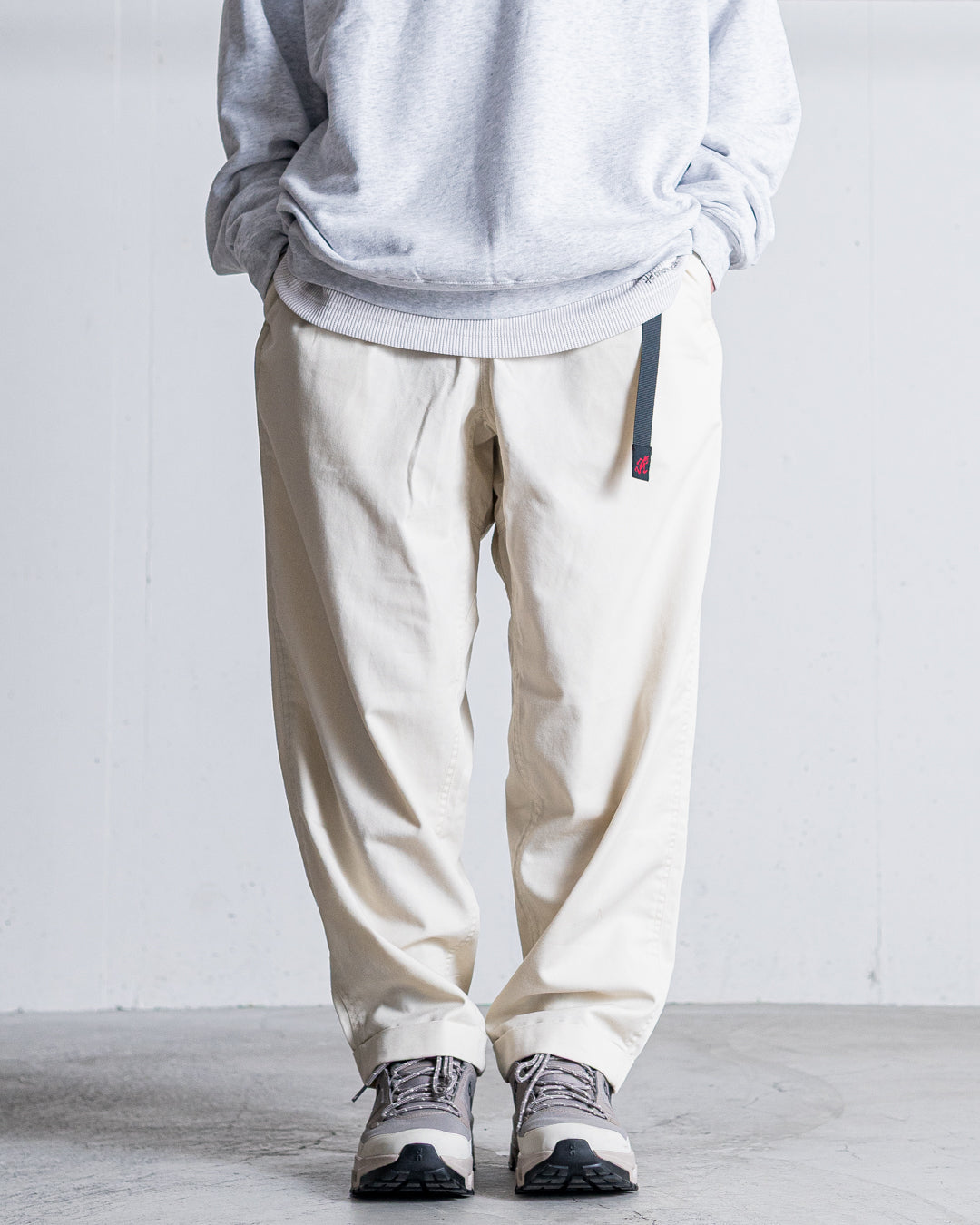 Gramicci TWILL TUCK TAPERD PANT