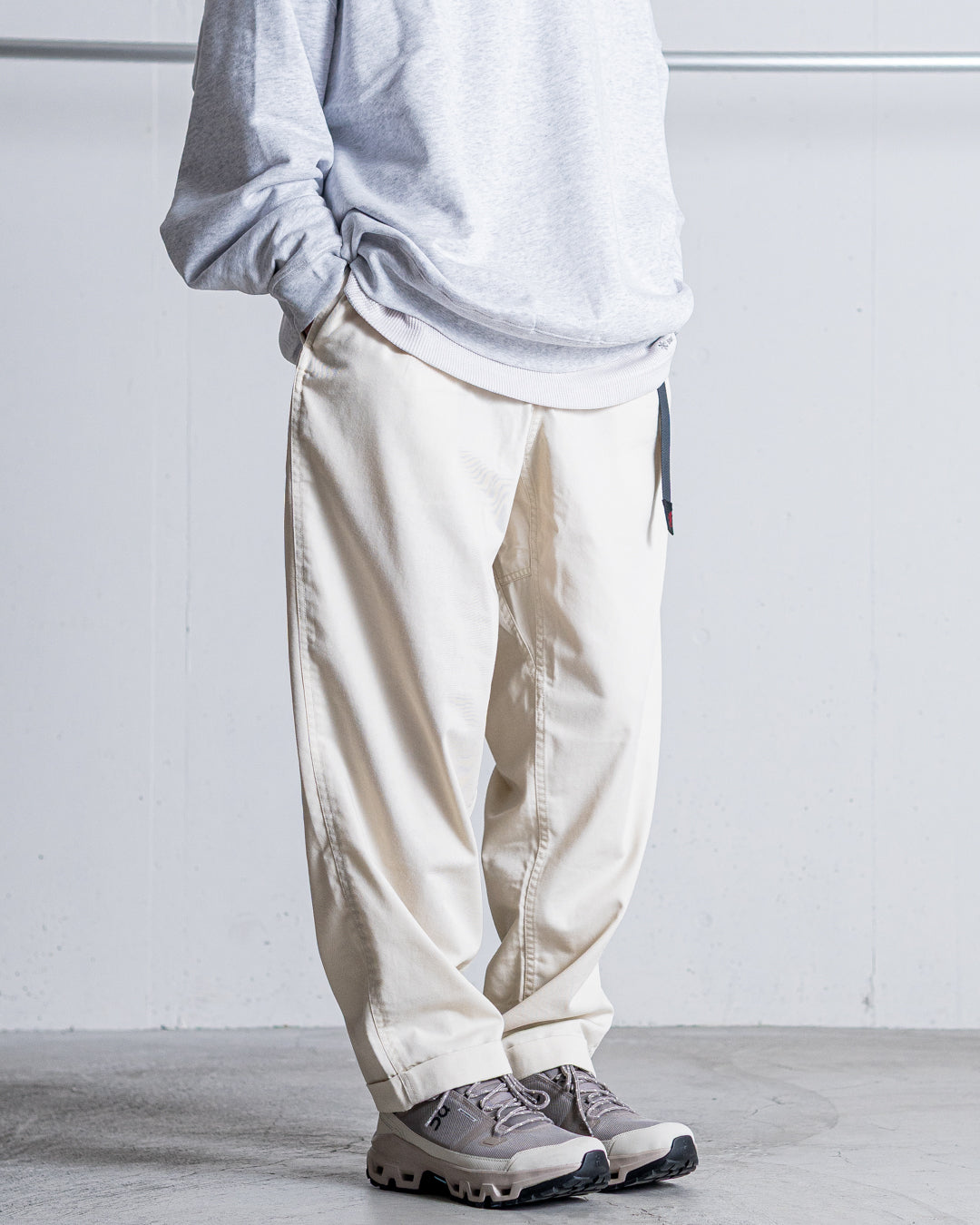 Gramicci TWILL TUCK TAPERD PANT