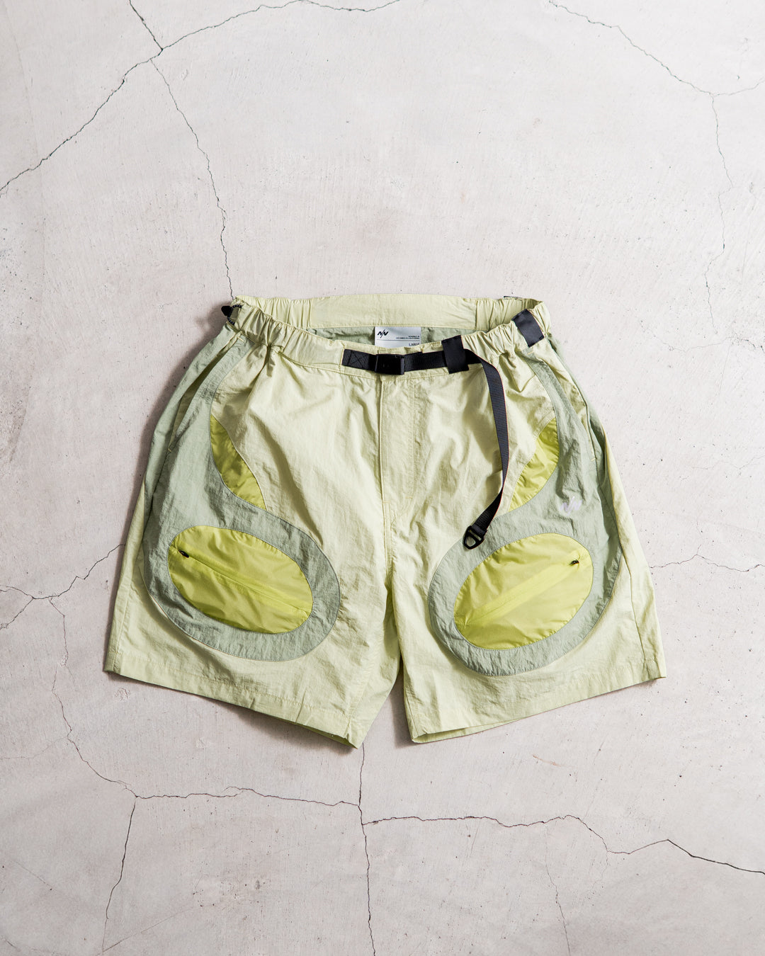 NINE point NINE Lagoon Transparent Pocket Shorts