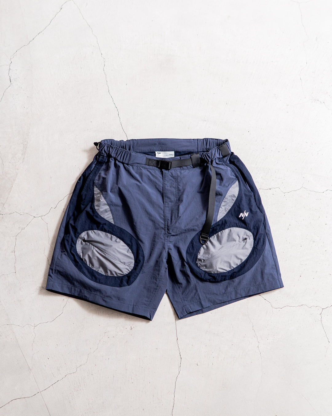 NINE point NINE Lagoon Transparent Pocket Shorts
