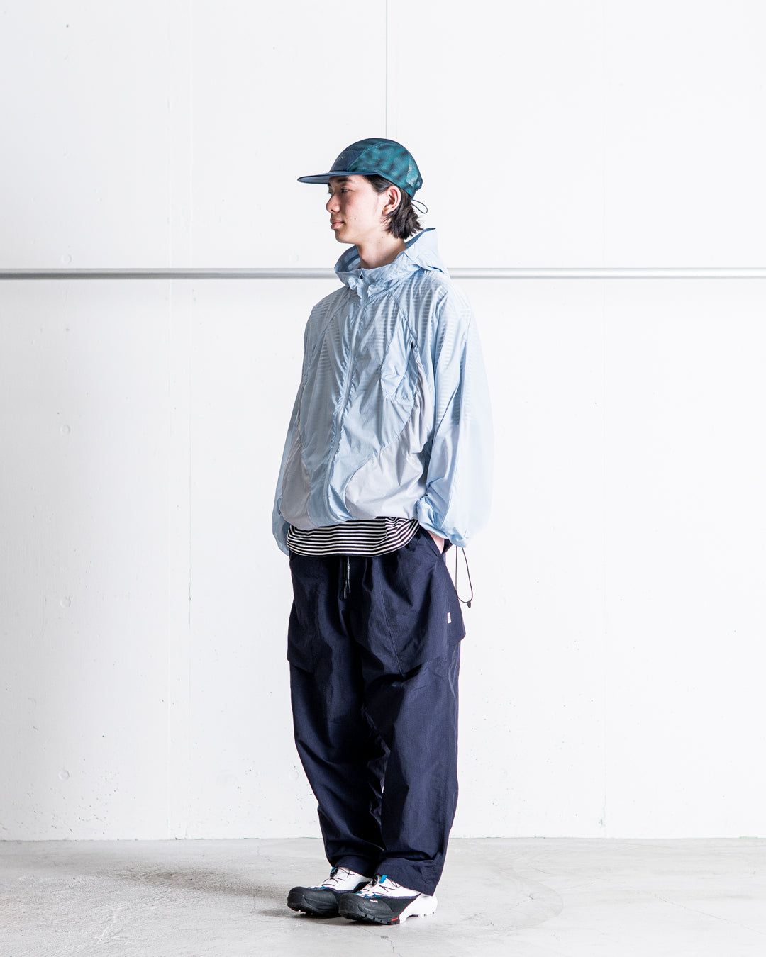 NINE point NINE Lagoon Transparent Windbreaker Jacket
