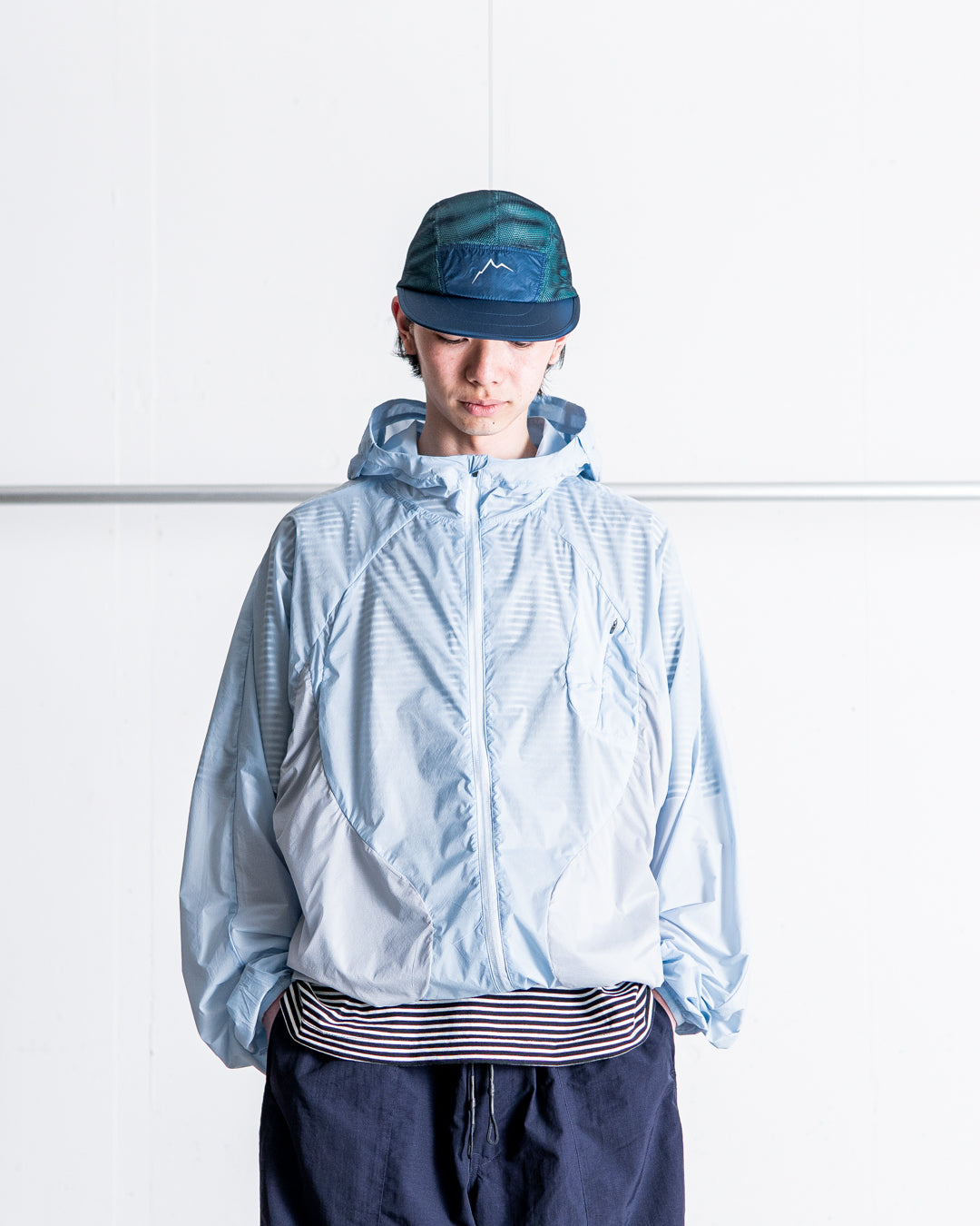 NINE point NINE Lagoon Transparent Windbreaker Jacket
