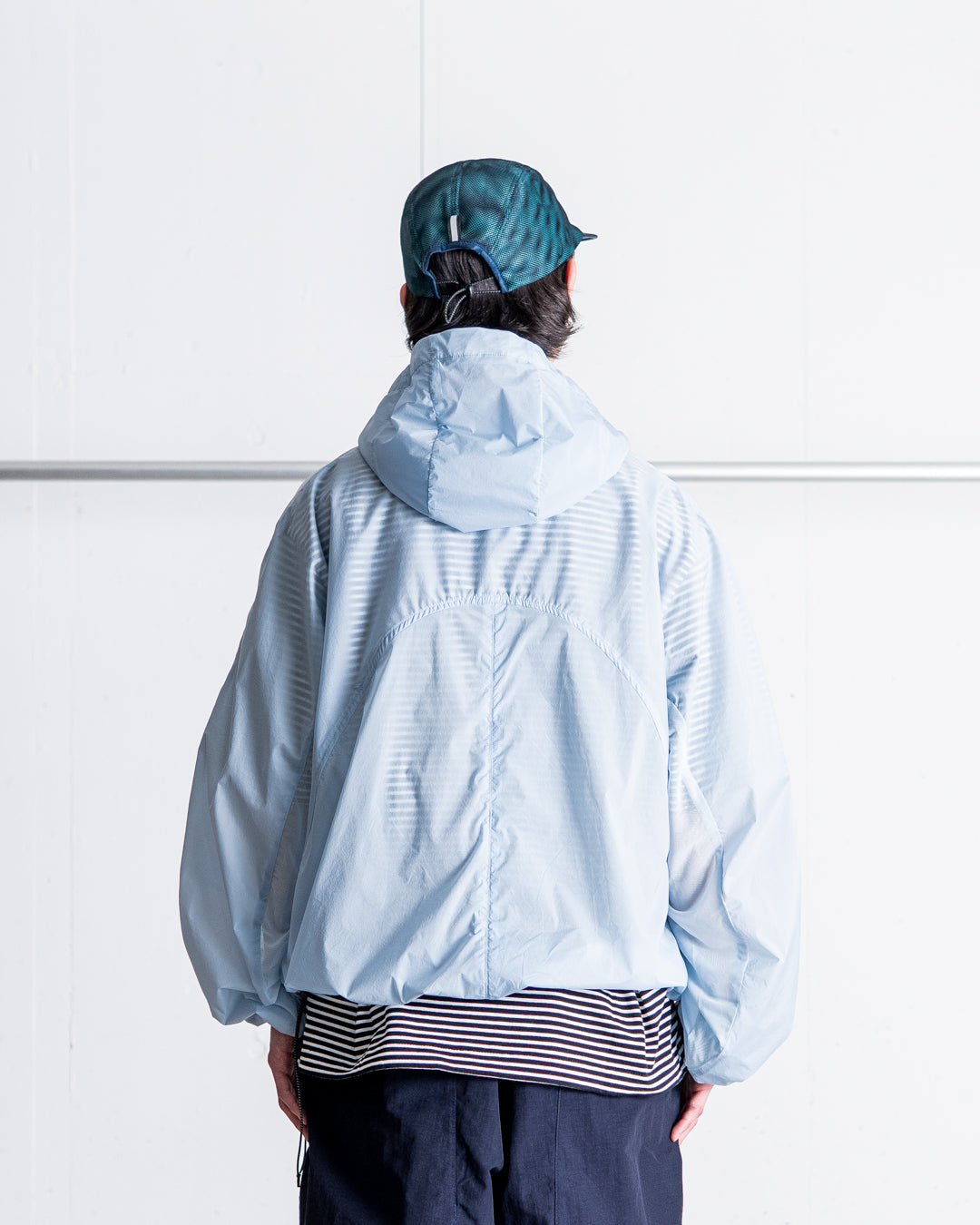 NINE point NINE Lagoon Transparent Windbreaker Jacket