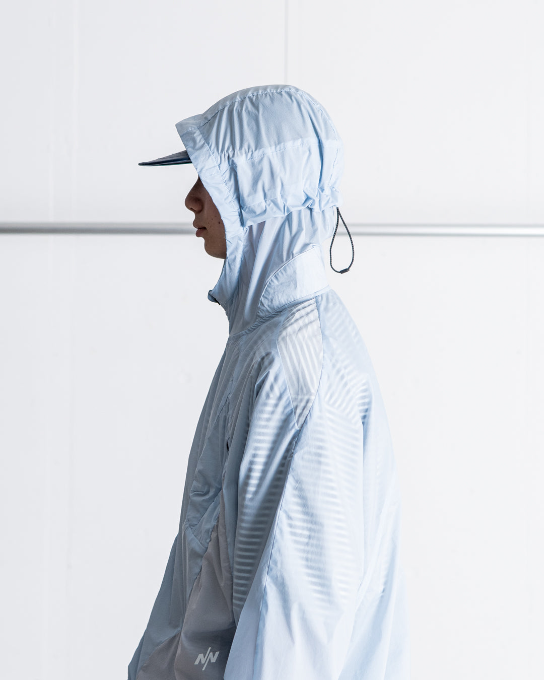 NINE point NINE Lagoon Transparent Windbreaker Jacket