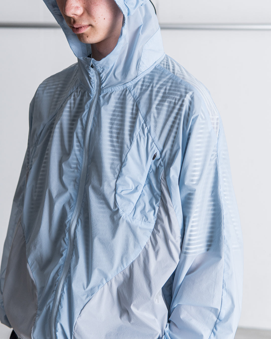 NINE point NINE Lagoon Transparent Windbreaker Jacket