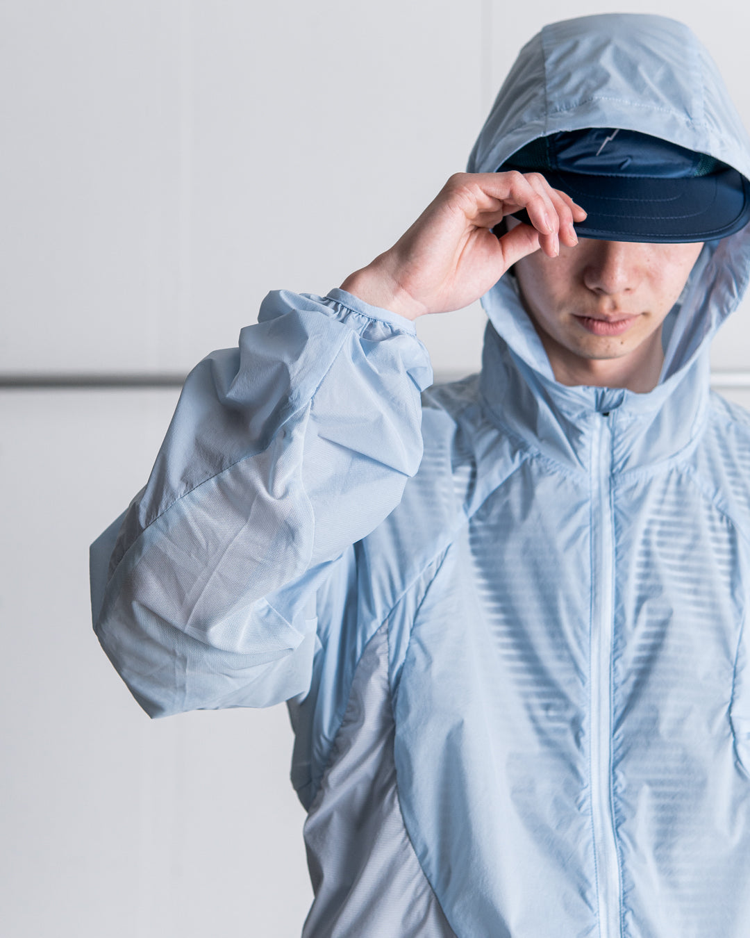 NINE point NINE Lagoon Transparent Windbreaker Jacket