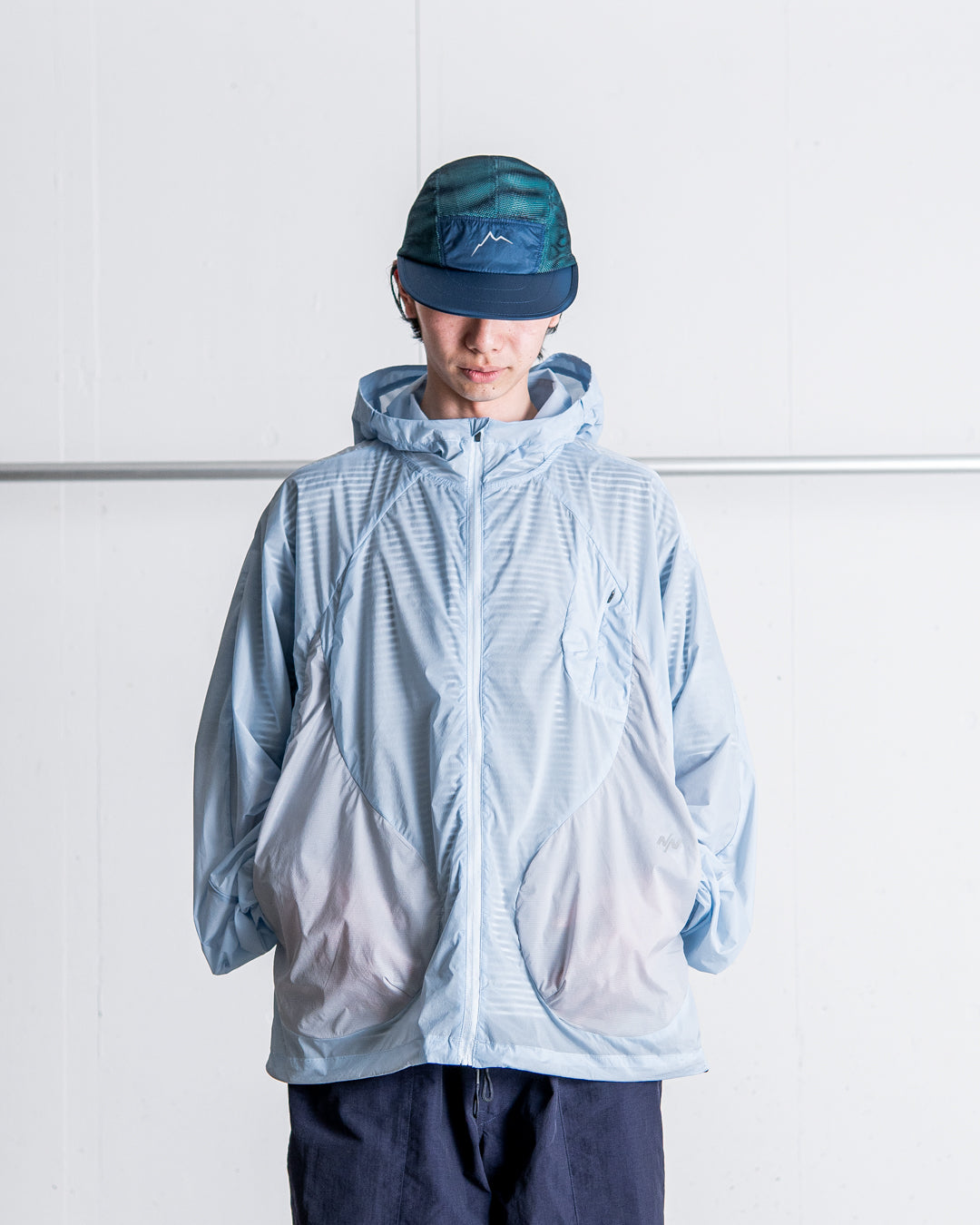 NINE point NINE Lagoon Transparent Windbreaker Jacket