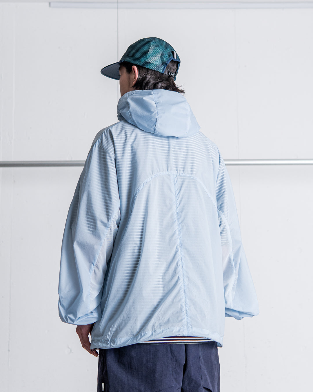 NINE point NINE Lagoon Transparent Windbreaker Jacket