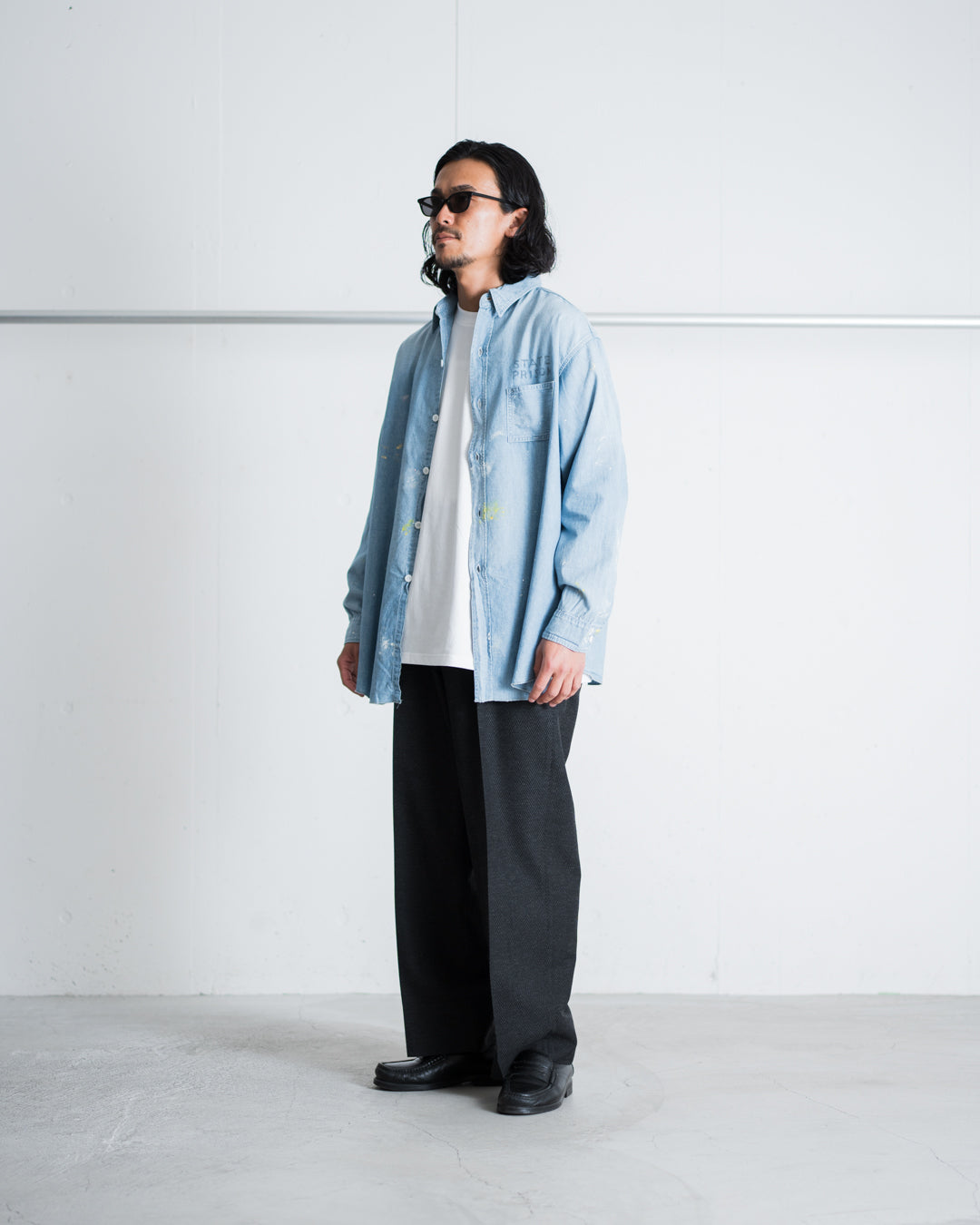 BOWWOW STATE PRISON CHAMBRAY SHIRT