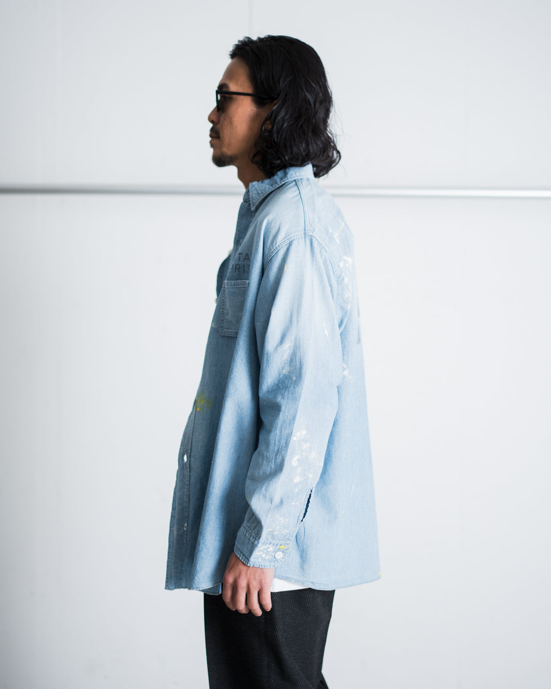 BOWWOW STATE PRISON CHAMBRAY SHIRT