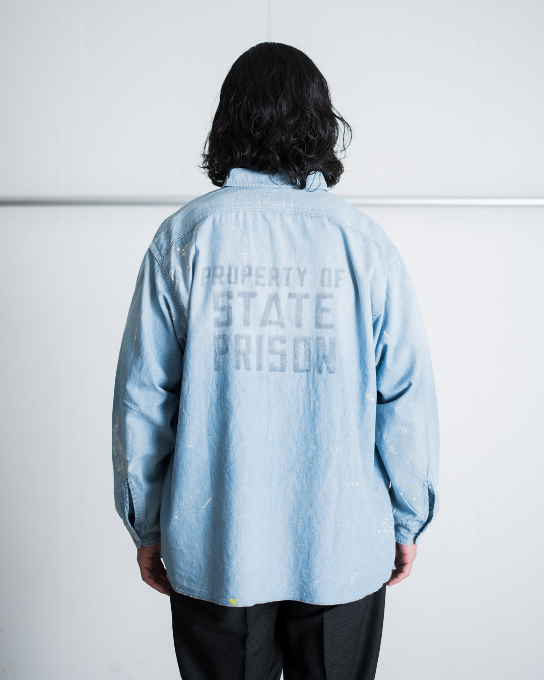 BOWWOW STATE PRISON CHAMBRAY SHIRT