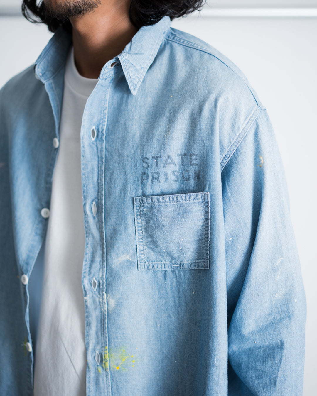 BOWWOW STATE PRISON CHAMBRAY SHIRT