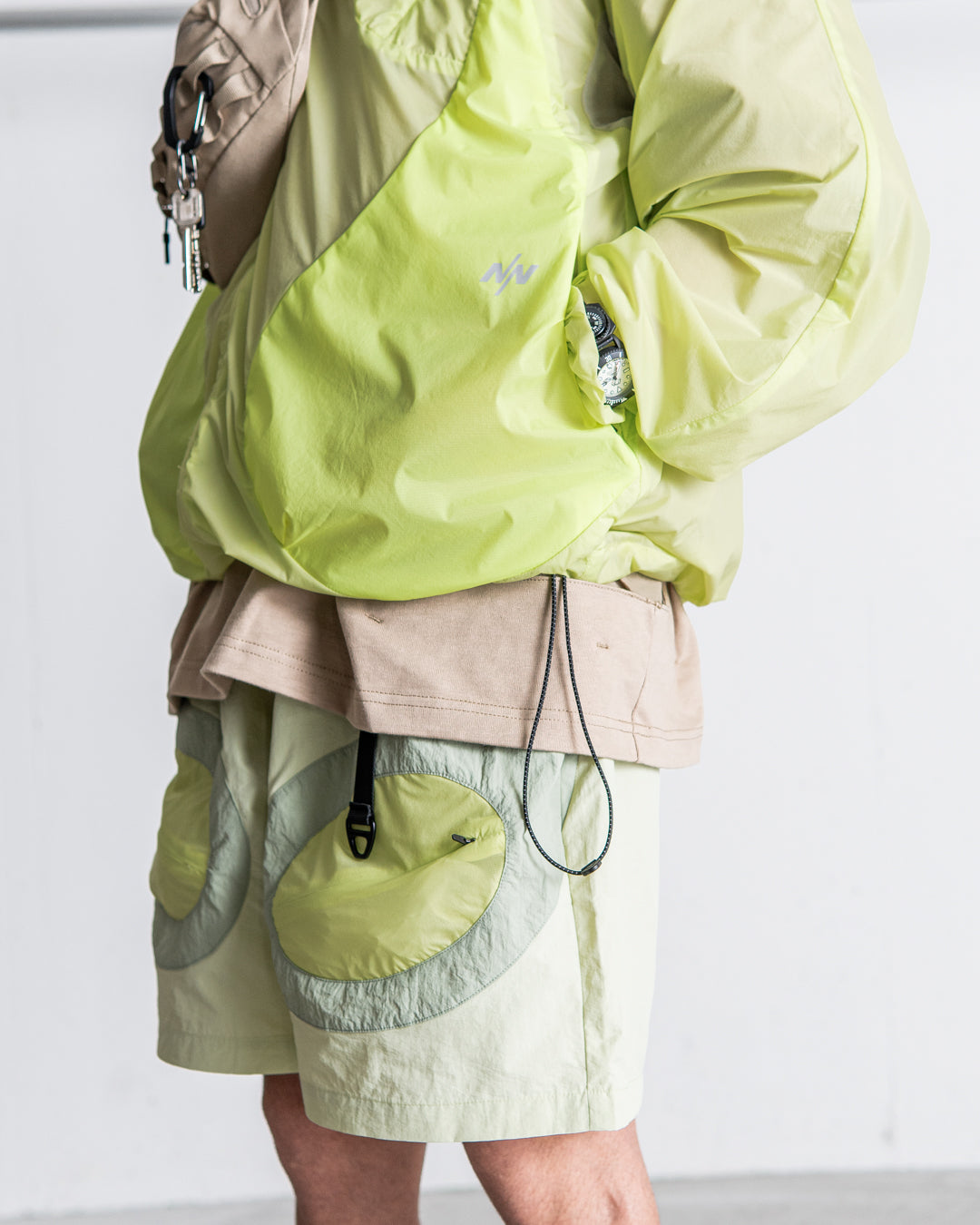 NINE point NINE Lagoon Transparent Windbreaker Jacket