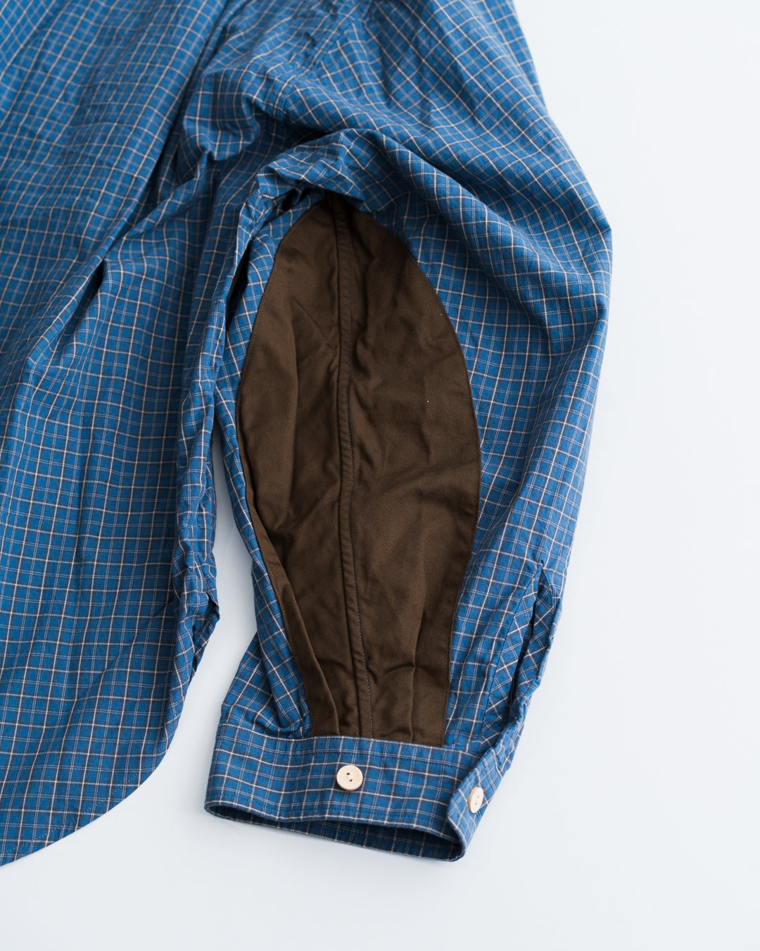 refomed WRIST PATCH WIDE SHIRT "CHECK"