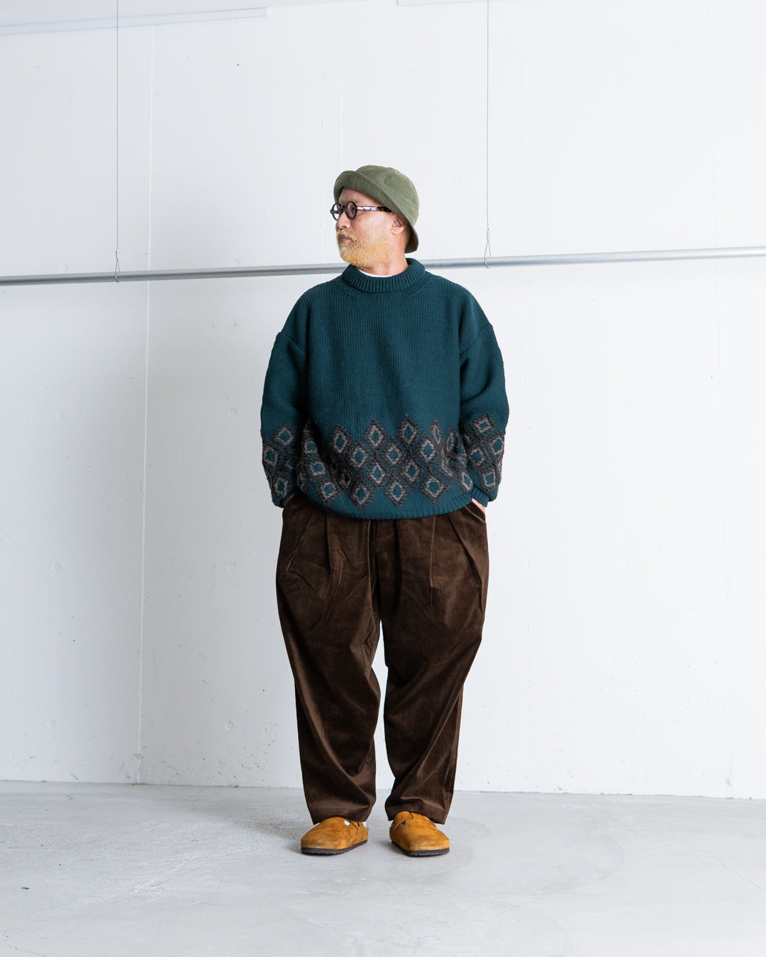Children of the discordance 3G HAND EMBROIDERY KNIT PULLOVER